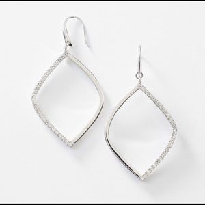 Touchstone Crystal by Swarovski Open Drop Earrings